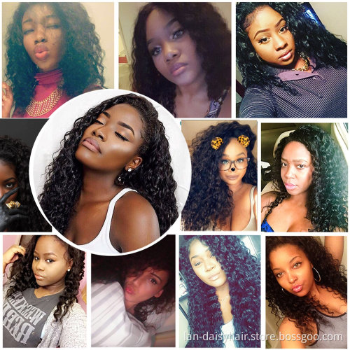 Brazilian Hair Kinky Curly  HD Lace  Wig 100%  Human Hair 150% density 13x4 Thin Transparent HD Lace Frontal Closure Wigs
